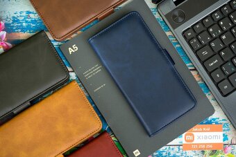 Zatváracie puzdro s bočným pásikom pre Xiaomi, Redmi a Poco - 20