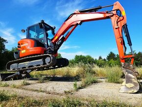 Bager Kubota, 5,5ton. Hydraulicky rychloupinak - [11.6. 2024 - 20