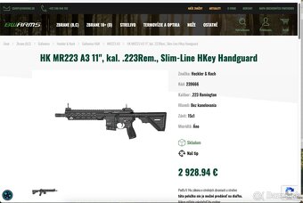 HK MR223 A3 11", kal. .223Rem. - 20