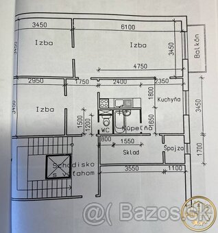 3iz.byt (73m2) s balkónom, šatníkom, komorou sídl. Sever, Bá - 20