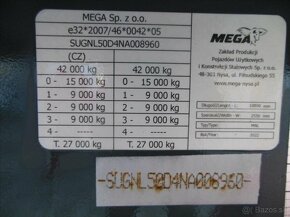 MEGA LIGHT, 50m3, SAF, Zvedací nápr - 20