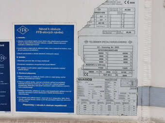Prodám cisternový návěs FELDBINDER EUT 35.3m3 - 20