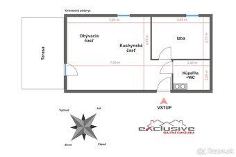 2 IZBOVÝ BYT – TRNKOV, 46 M², TERASA, PARKOVACIE STÁTIE - 20