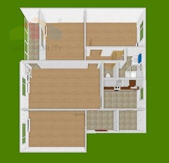 Na predaj krásny 4-izbový byt s balkónom, 85 m², Radničné ná - 20