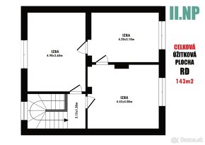 4-izbový rodinný dom - obec Nová Kelča - 20