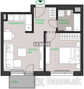 | štýlový 2i apartmán v novostavbe Ovocné sady, Ružinov, BA  - 20