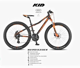 Detský bicykel KTM Wild Speed 26" Disc 2016 - 20