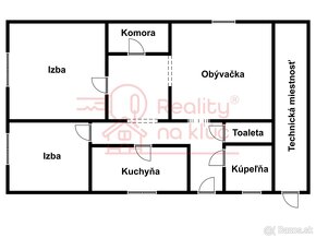 Na predaj tehlový 3-izbový dom s garážou a obrovským pozemko - 20