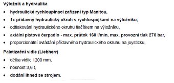 Liebherr T36-7S teleskopický čelný nakladač - manipulátor - 20