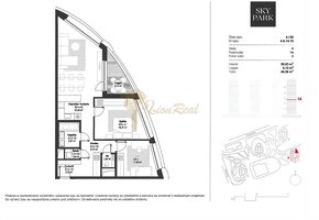 3-izb. byt, novostavba SKY PARK 4, Staré Mesto - 20