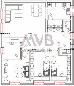 ÚCHVATNÝ KOMPLETNE ZREKONŠTRUOVANÝ BYT | NESVADY - 20