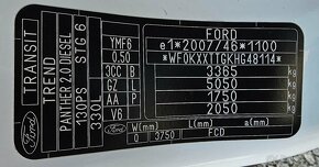 Ford Tranzit Tdci L2H2 6 Miest Led Ťažné Top Stav - 20