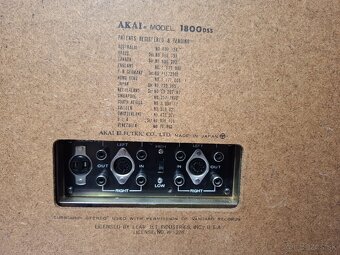 AKAI X-1800D-SS / CARTRIDGE 8-TRACK / REEL TO REEL RECORDER - 20