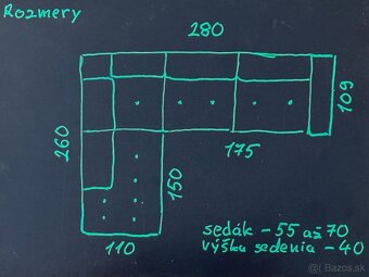 Predám rohový gauč - 20