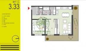 3 izbový byt s terasou, novostavba Adlerova - 20