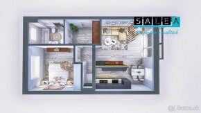 Nízkoenergetická Novostavba 2-izbový byt + balkón  55,5m2 Dv - 20