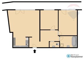 REZERVOVANÉ - Na predaj 3-izbový byt Bratislava - Nové Mesto - 20