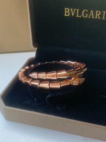 BVLGARI Serpenti Viper náramok, Rose gold - 20