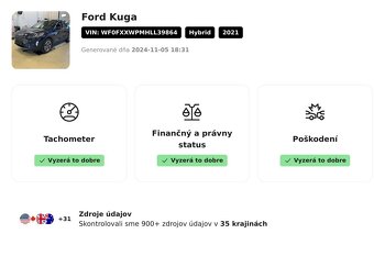 Ford Kuga 2.5 PHEV 225k Titanium r.12/2020 ✅ODPOCET DPH✅ - 20