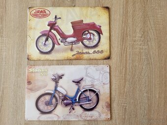 Retro plechové cedule JAWA - 20