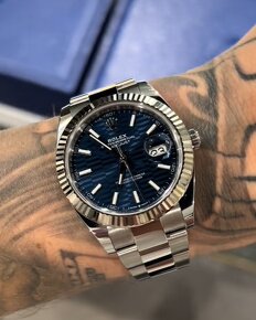 Rolex Datejust Blue Motif, Nové, 40mm - 20