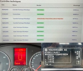 VOLKSWAGEN TOURAN 1,9TDi 77kW BXE 7 MIEST dovoz FR - 20