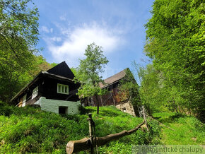 Drevenica pri potoku na polosamote nad obcou Dolná Marikov - 20