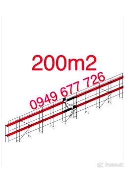 Predám lešenie stavebné lešenie certifikované pozinkované - 20