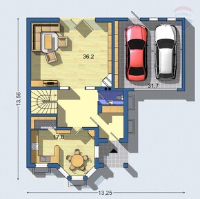 PREDAJ DVOJGENERAČNÝ 5-IZBOVÝ RODINNÝ DOM S DVOJGARÁŽOU A VÝ - 20