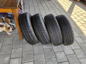 Zimné pneumatiky na plechových diskoch 175/80 r14 - 2