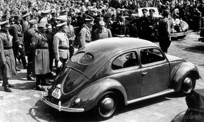 plechová cedule - Volkswagen KdF (Radostí k síle) 1938 - 2