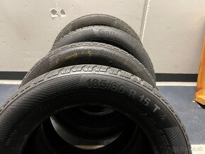 Zimné pneumatiky Continental - 185/60 R15 - dobrý dezén - 2