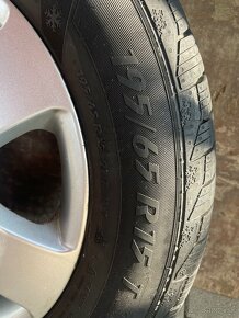 Predam komplet zimne kolesa Škoda 195/65 r15 - 2