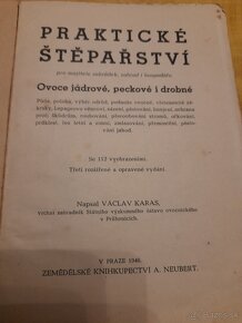 Kniha o štepení ovocných stromov z roku 1946 - 2