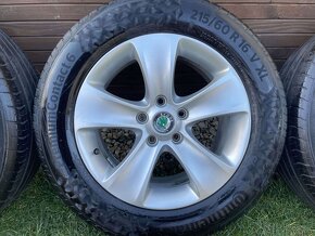 MOON Silber  Orig.skoda Alu Disky 5x112 ET45 215 60 16 Letné - 2