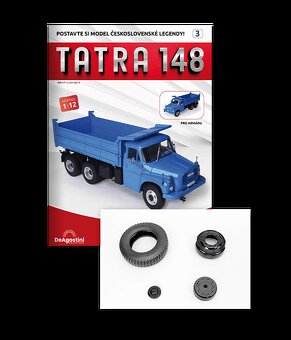 Tatra 148 1:10 DeAgostiny č. 3,4 - 2