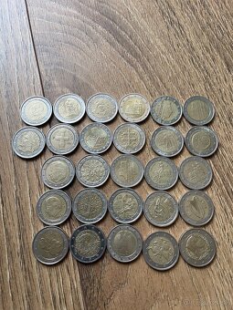 euromince 2€, 1€ - 2