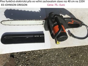 Reťazová píla Ed Johnson OREGON elektrická na 220 V - 2