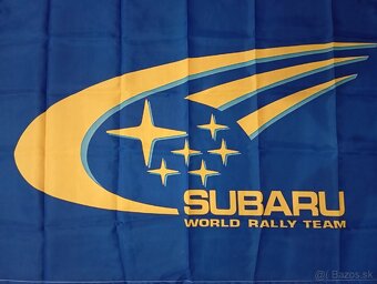 Vlajky Subaru Impreza WRX STI rallye team - 2