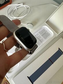 Apple Watch S9 GPS 41mm Silver + Nabíjačka - 2