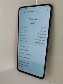 SAMSUNG A80 black 8/128 NEPOUŹITÉ ZÁRUKA - 2
