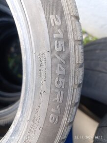 Zimná sada 215/45 r16 - 2