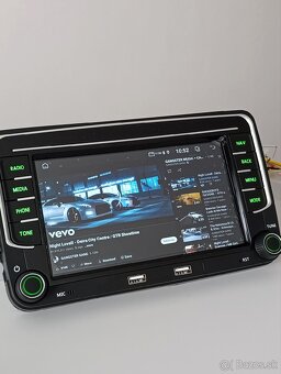 Auto Rádio 2Din Android 4Gb64Gb Škoda, VW+Carplay - 2