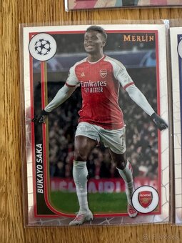 ZBERATEĽSKÉ FUTBALOVÉ KARTY KARTIČKY MERLIN A TOPPS - 2