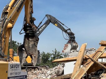 búracie a demolačné práce, recyklovanie stavebnej sute,báger - 2