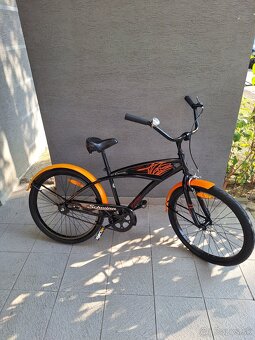 Predám detský bicykel 24kola Schwin oranžový - 2