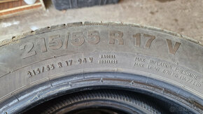 Predám Continental ContiEcoContact 5, 215/55 R17 94V - 2