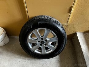 Alu disky 5x114,3 so zimnými gumami 215/70/r16 - 2