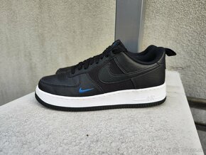 NIKE AIR FORCE 1 Low - Black & White & Blue vel. 42.5 EUR - 2