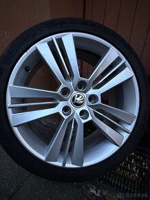 Disky 18” Škoda  5x112 r18+letné pneu/Pictoris/Škoda/VW/Seat - 2